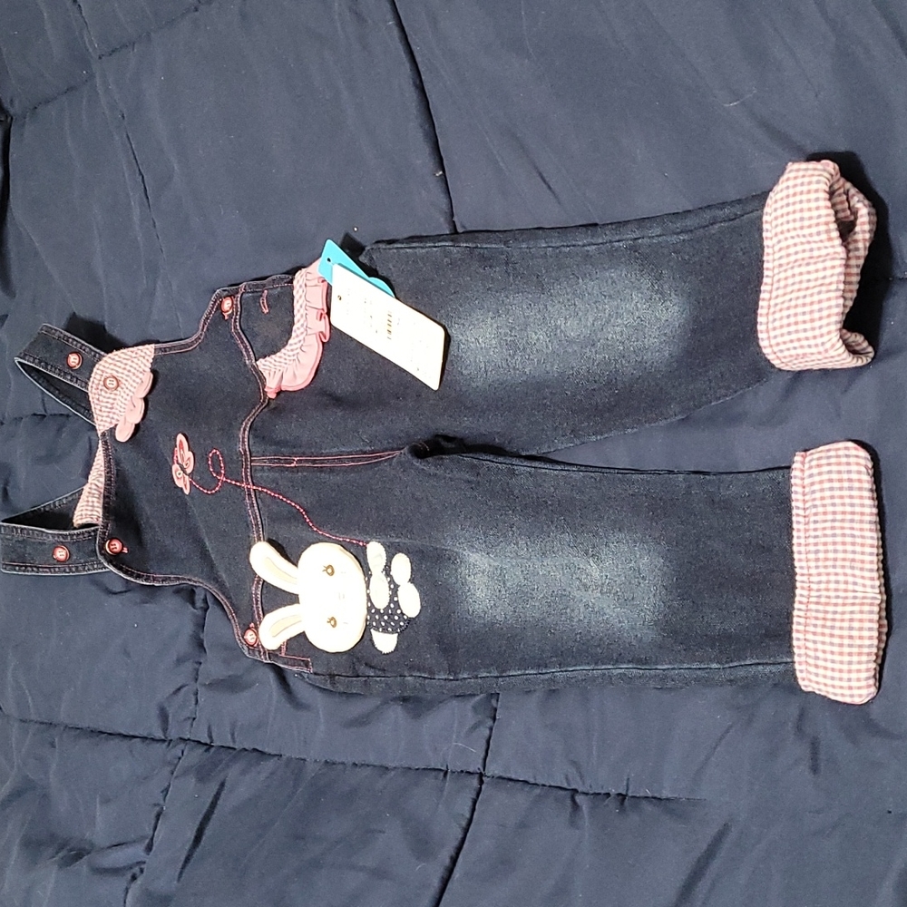 New Girl's size 3 overalls